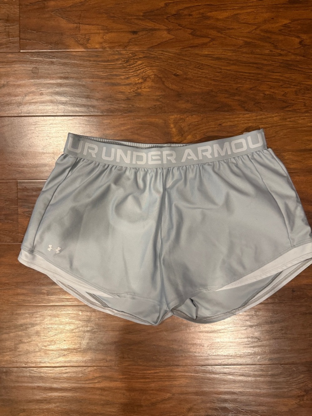 Under Armour Light Gray Women's Athletic Shorts